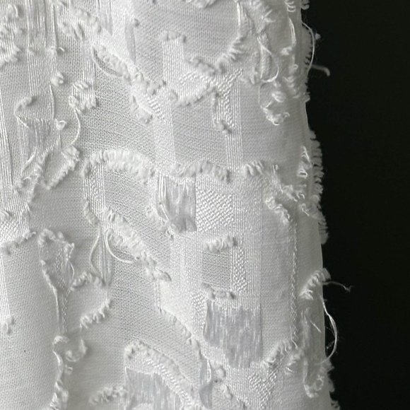 French Connection button down long sleeve devore blouse size 4 - Picture 10 of 16